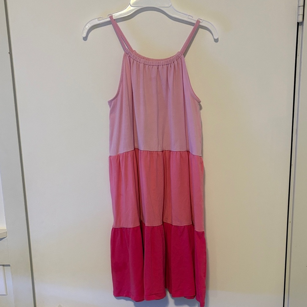 Joe Fresh Pink Colorblock Kids Casual Dress